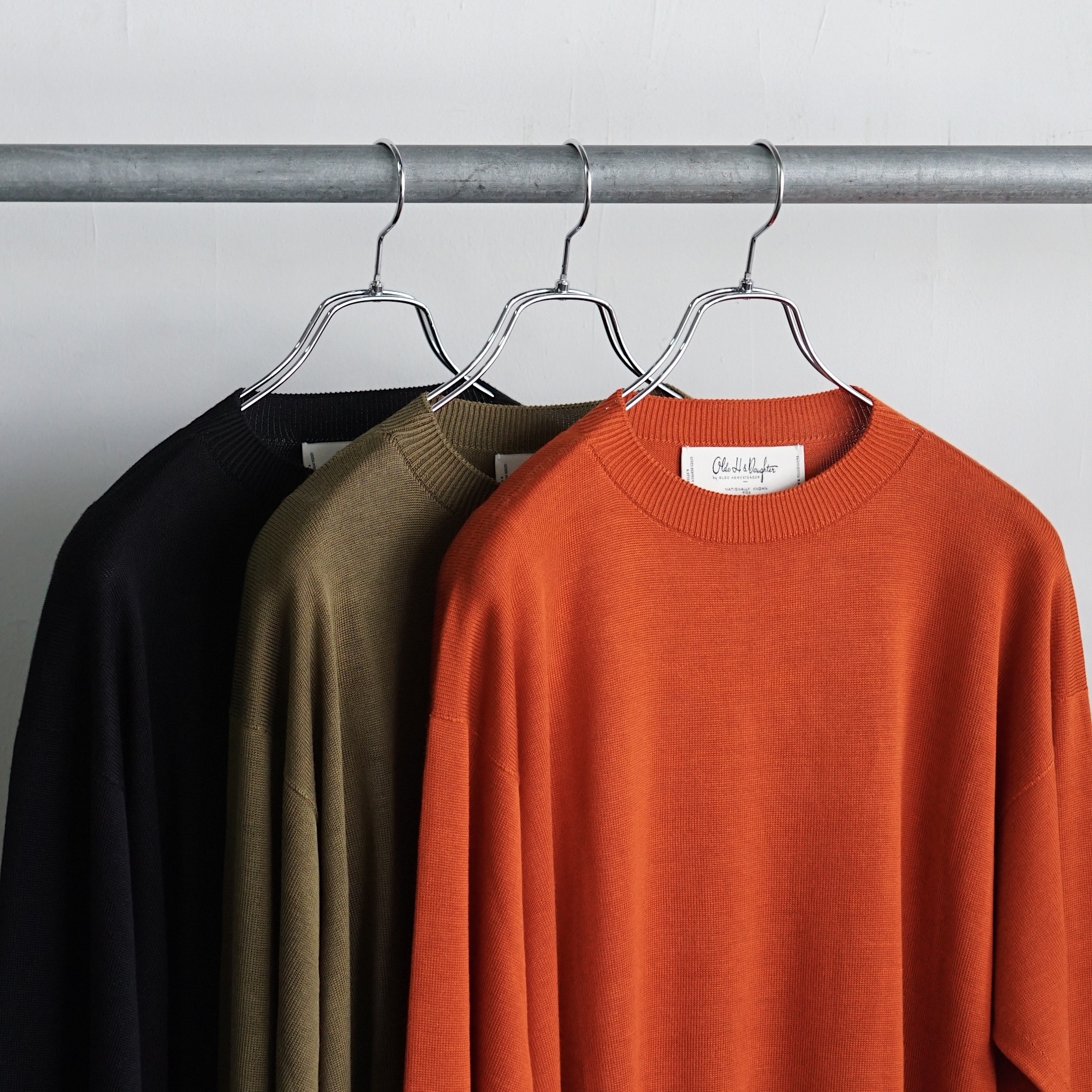 Olde H&Daughter [ SILK PLAIN STICH CREW L/S ] – Arthur Fashion World